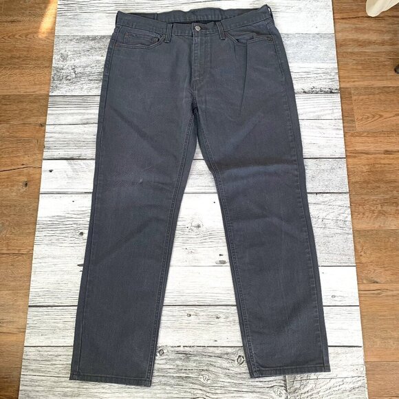 Levi's 541 Black Denim Athletic Taper Stretch Jeans - Picture 1 of 15